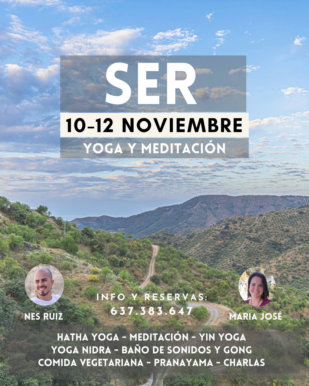 SER. RETIRO DE YOGA Y MEDITACIÓN